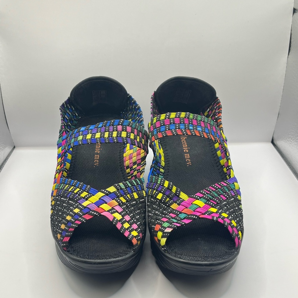 Bernie Mev Pull-On Mary Jane Platform Shoes